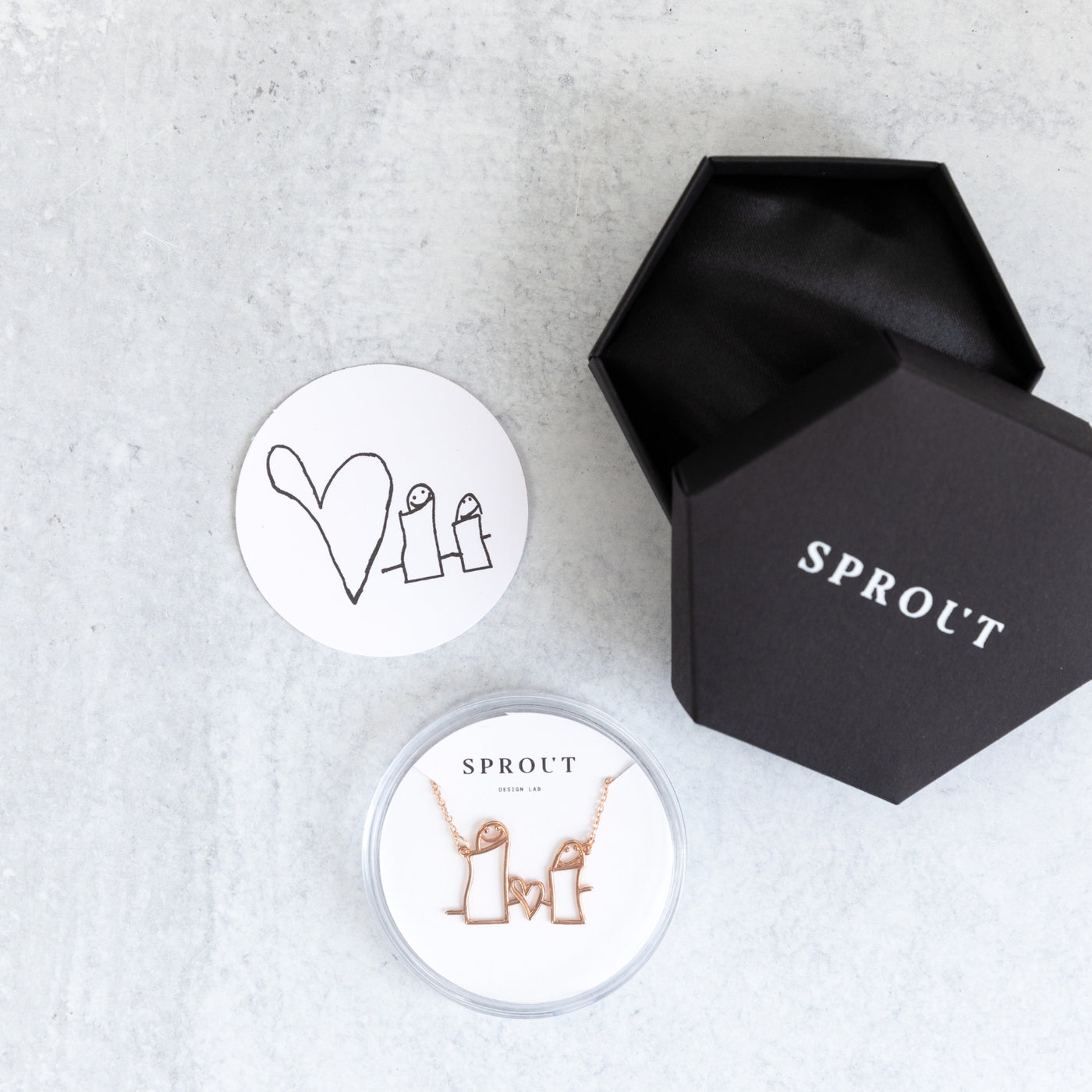 Custom Drawing Necklace - Personalized Artwork Jewelry