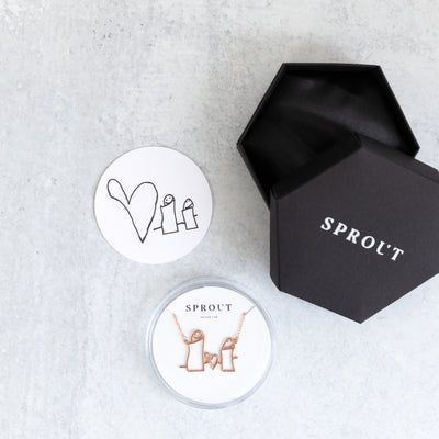 Custom Drawing Necklace - Personalized Artwork Jewelry