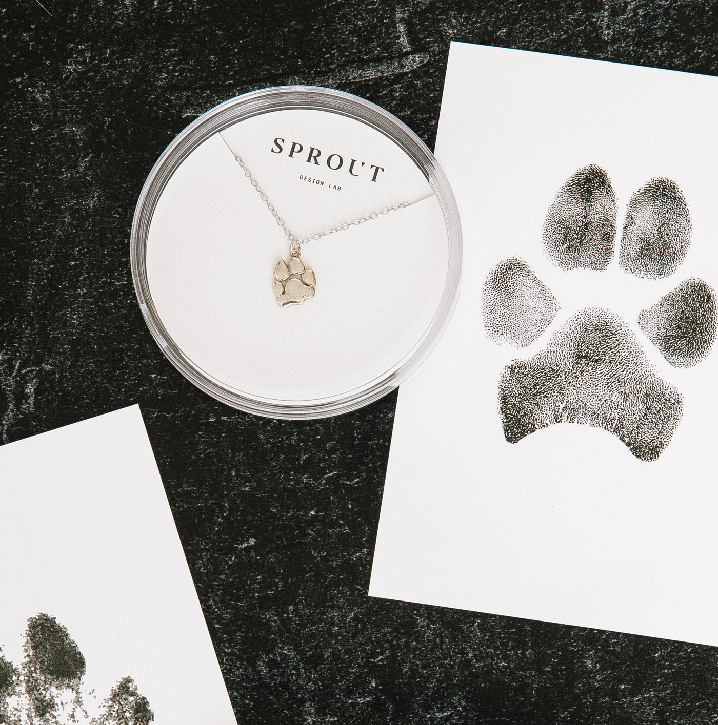 Custom Paw Print Necklace