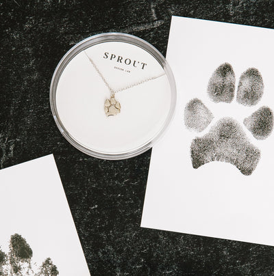 Custom Paw Print Necklace