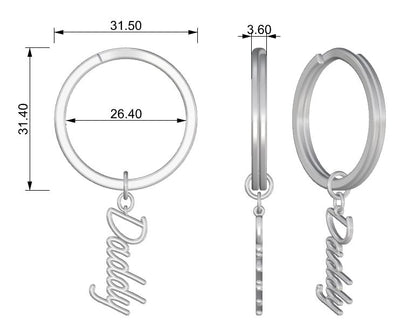 Custom Handwriting Key Chain - Limited Edition