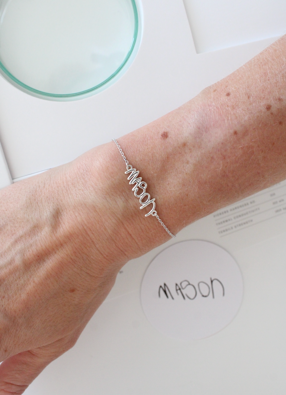 Custom Handwriting Bracelet