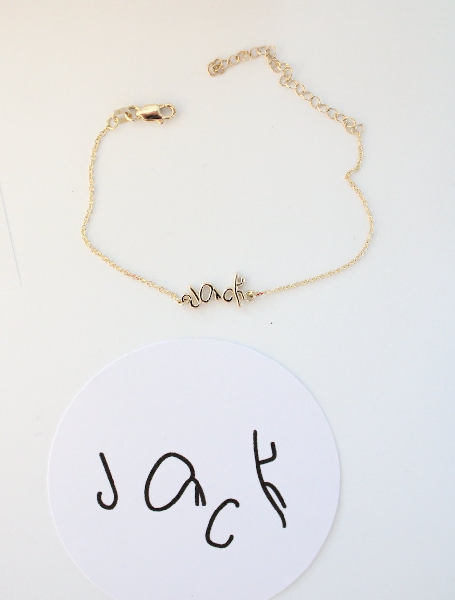 Custom Handwriting Bracelet