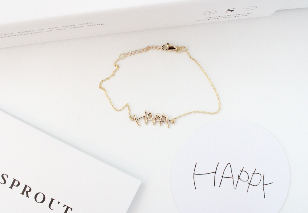 Custom Handwriting Bracelet