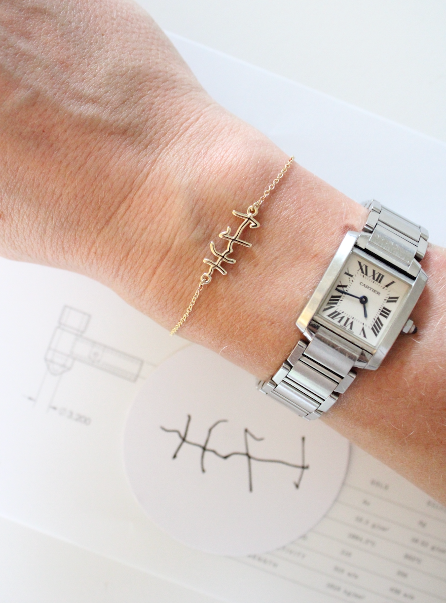 Custom Handwriting Bracelet - Main Image