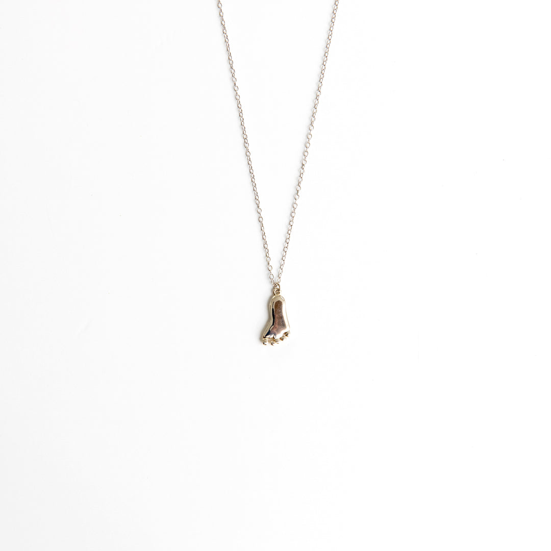 Custom Baby Footprint Necklace